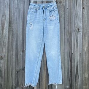 American Eagles High Waist Straight Leg jeans.  Size 4.  “90’s Boyfriend”